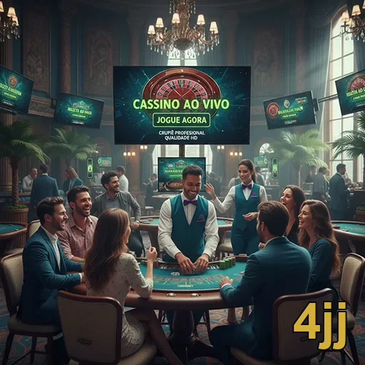 Ilustração de Aproveite a Experiência VIP no 4jj com Nossas Slots e Jogos de Mesa