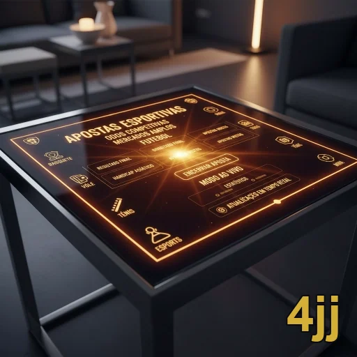 Ilustração de Explore jogos ao vivo e slots no 4jj com segurança