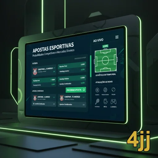 Ilustração de Acesse o cassino online 4jj com login rápido e seguro
